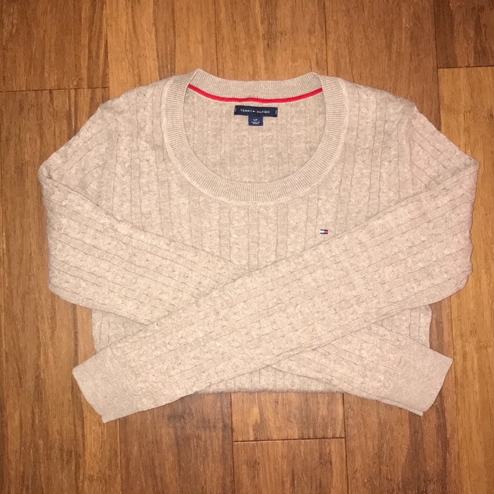 Tommy Hilfiger Flag Cable Knit Sweater